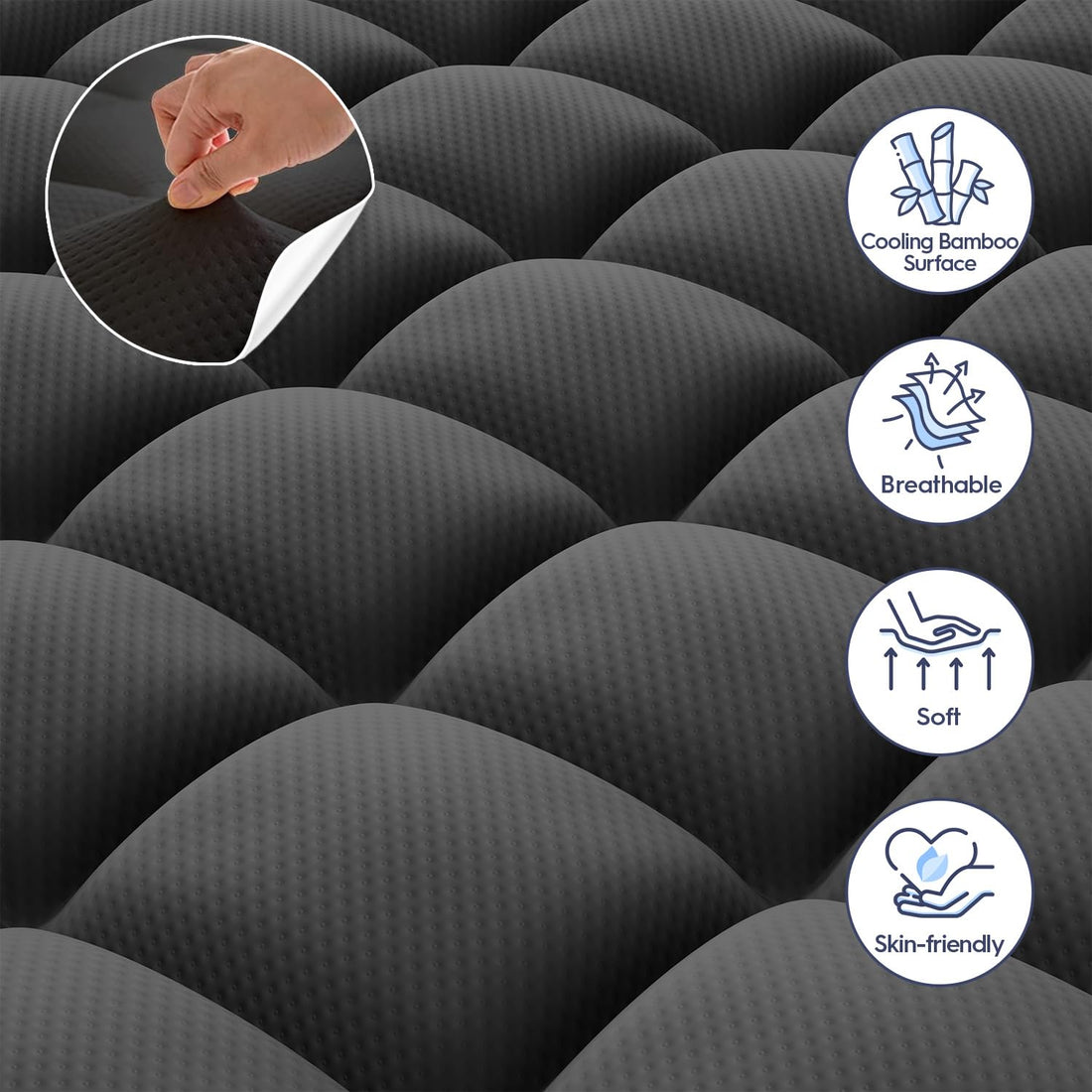 ELEMUSE 3" King Mattress Topper