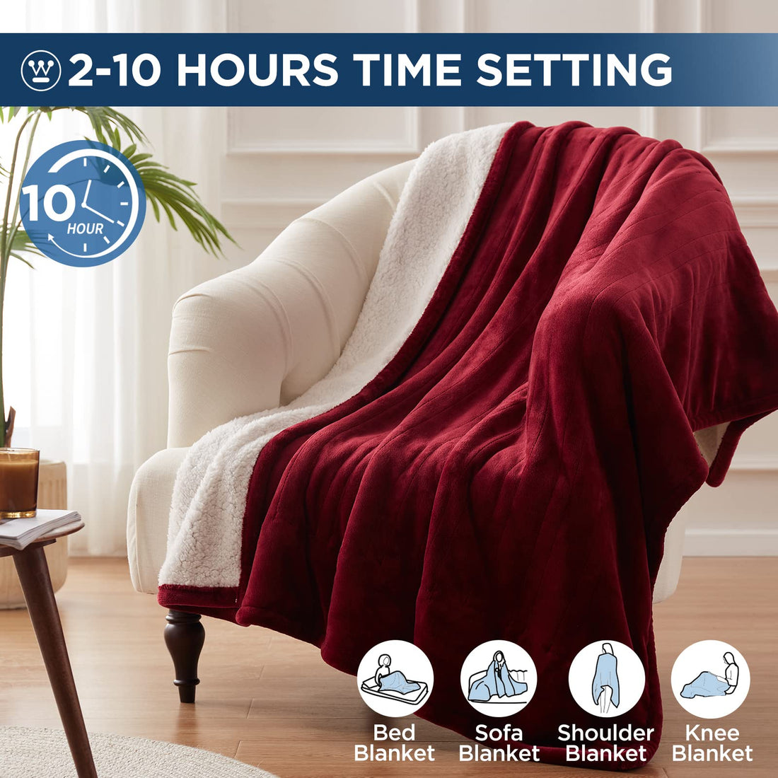 Westinghouse King Electric Blanket – Charcoal