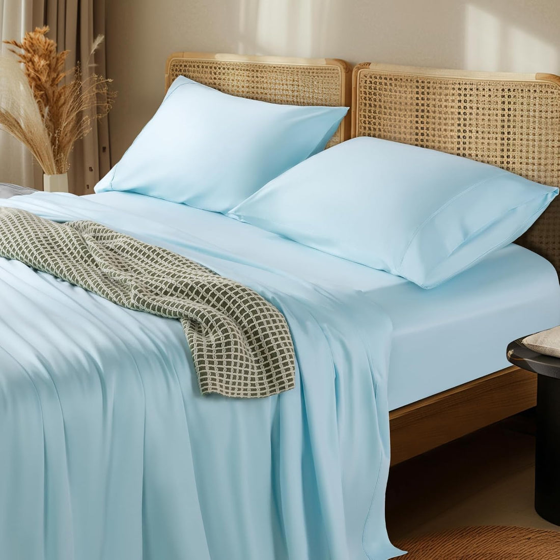 LBRO2M Egyptian Cotton Sheet Set – Queen, White