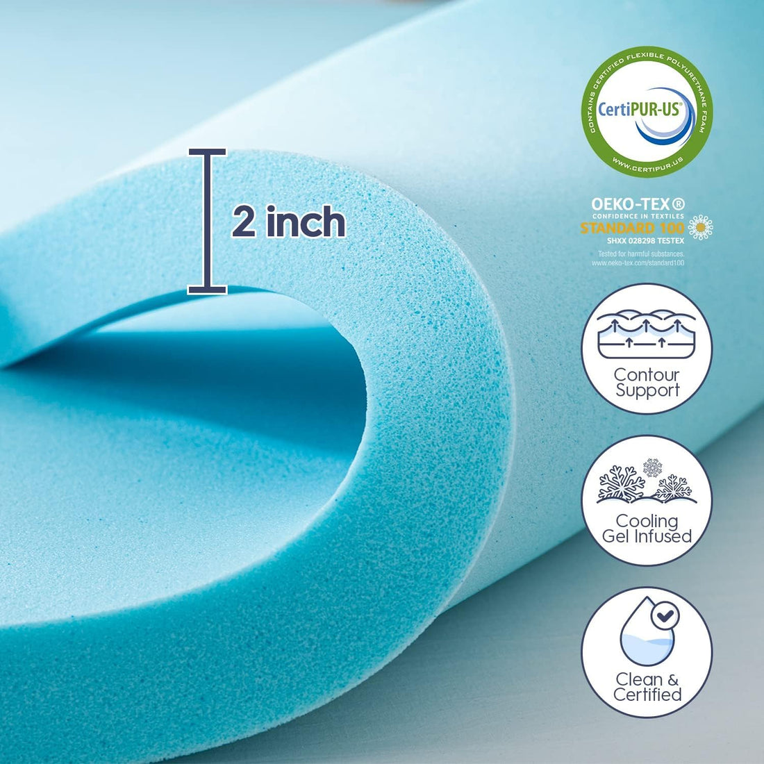 ELEMUSE 3" King Mattress Topper