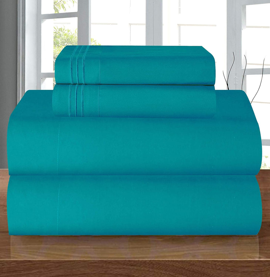 Elegant Comfort Twin Sheet Set – Grey