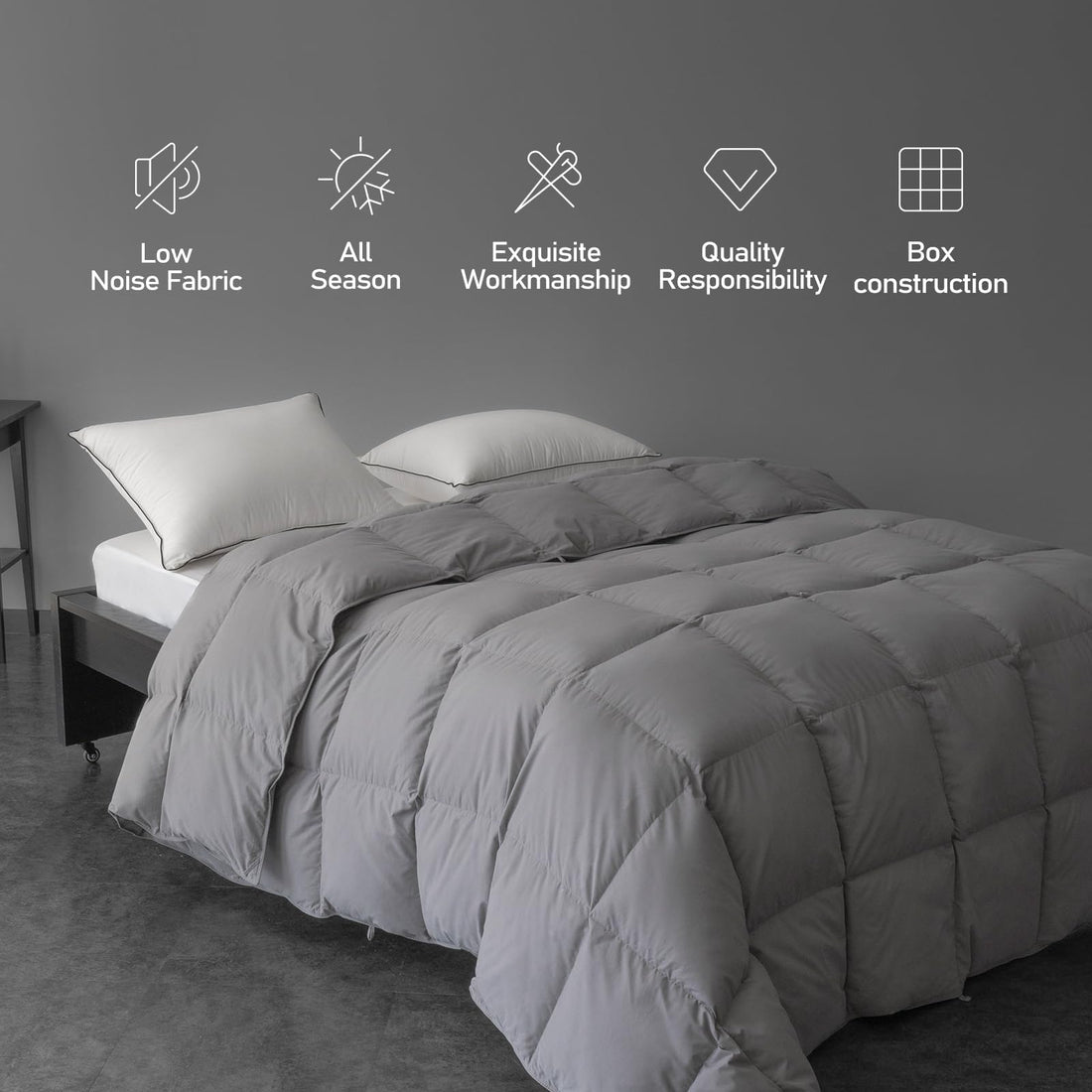 MAXICOZY King Comforter – White