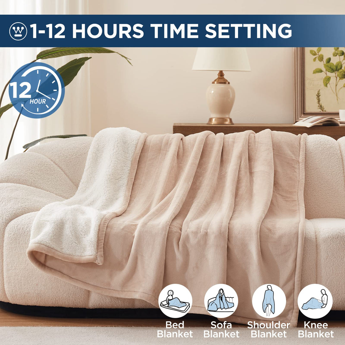 Westinghouse King Electric Blanket – Charcoal