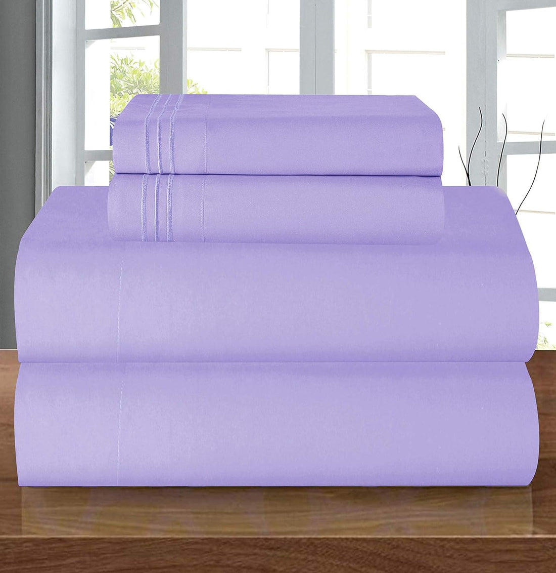 Elegant Comfort Twin Sheet Set – Grey