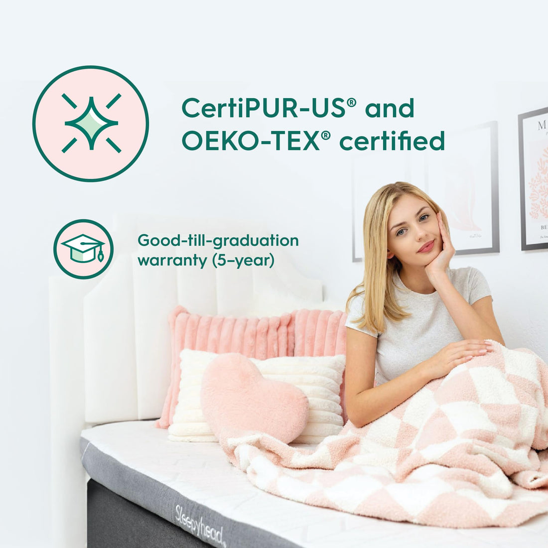 Sleepyhead 3" Memory Foam Topper – Full XL