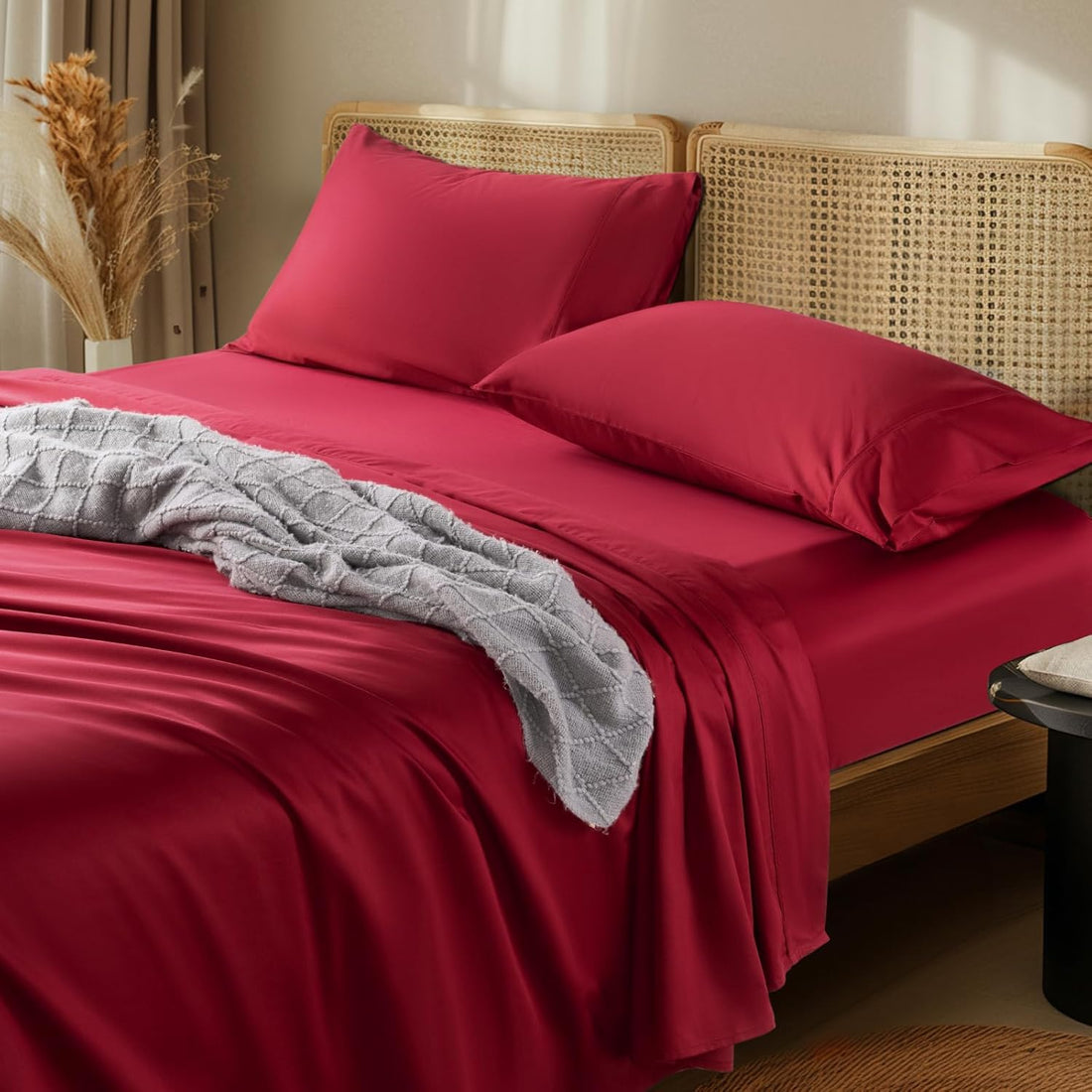 LBRO2M Egyptian Cotton Sheet Set – Queen, White