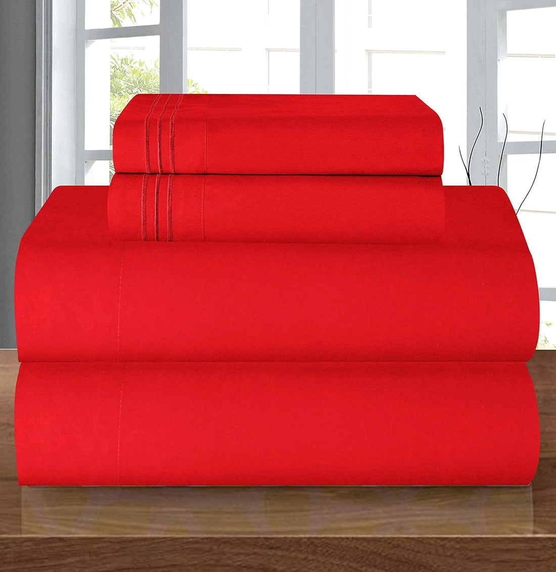 Elegant Comfort Twin Sheet Set – Grey