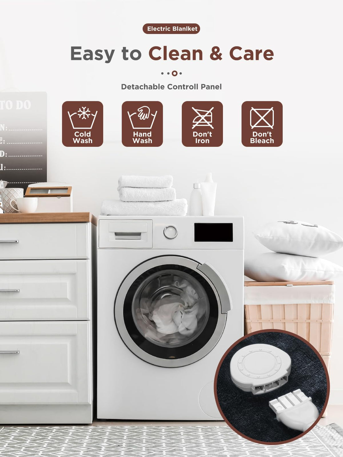 Electric Heated Throw – Flannel & Sherpa