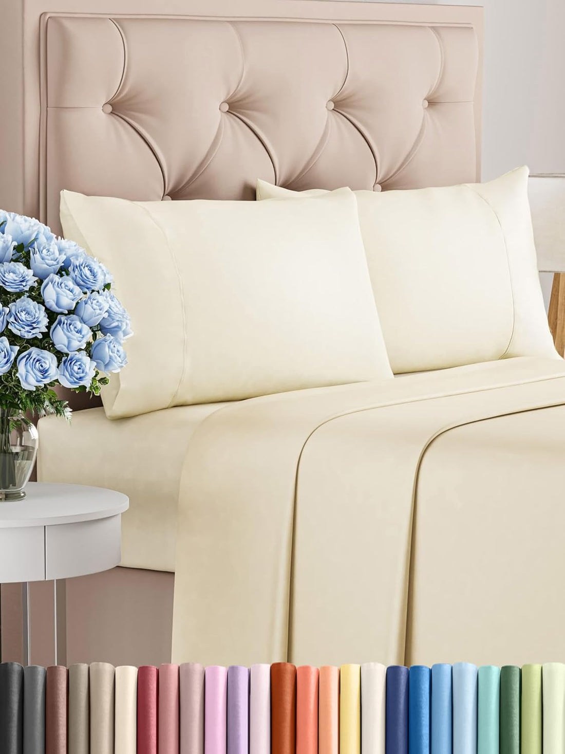 Queen 6PC Ultra Soft Sheet Set – White