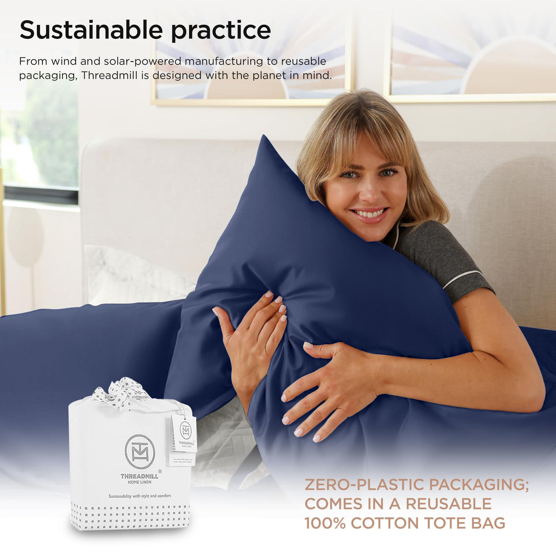 Threadmill Supima Cotton Sheet Set – Queen, White