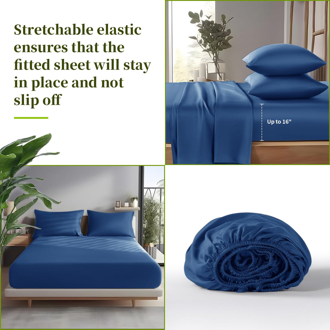 Shilucheng Egyptian Cotton Sheets – Queen