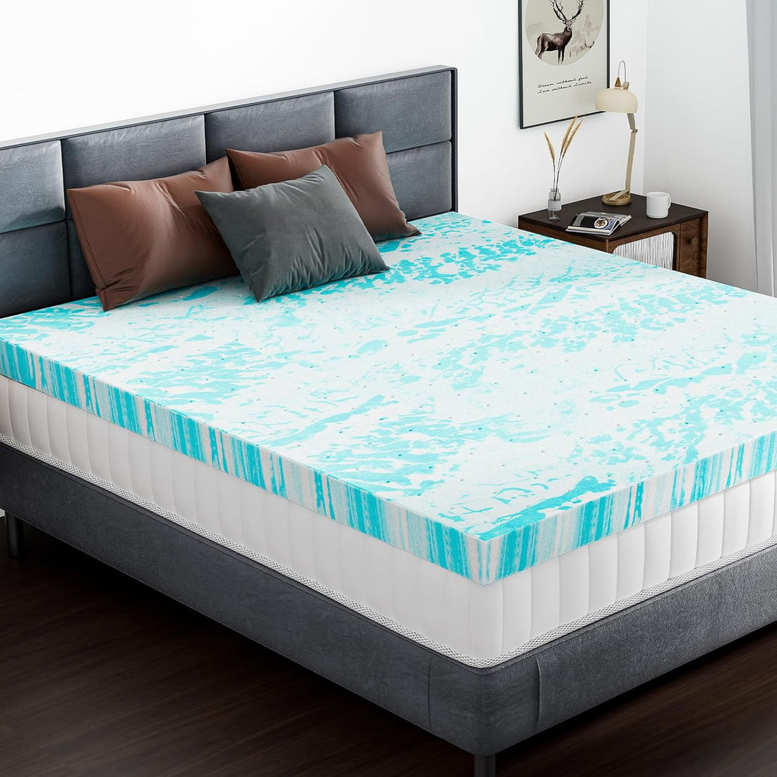 DUMOS Twin Memory Foam Topper – 2"