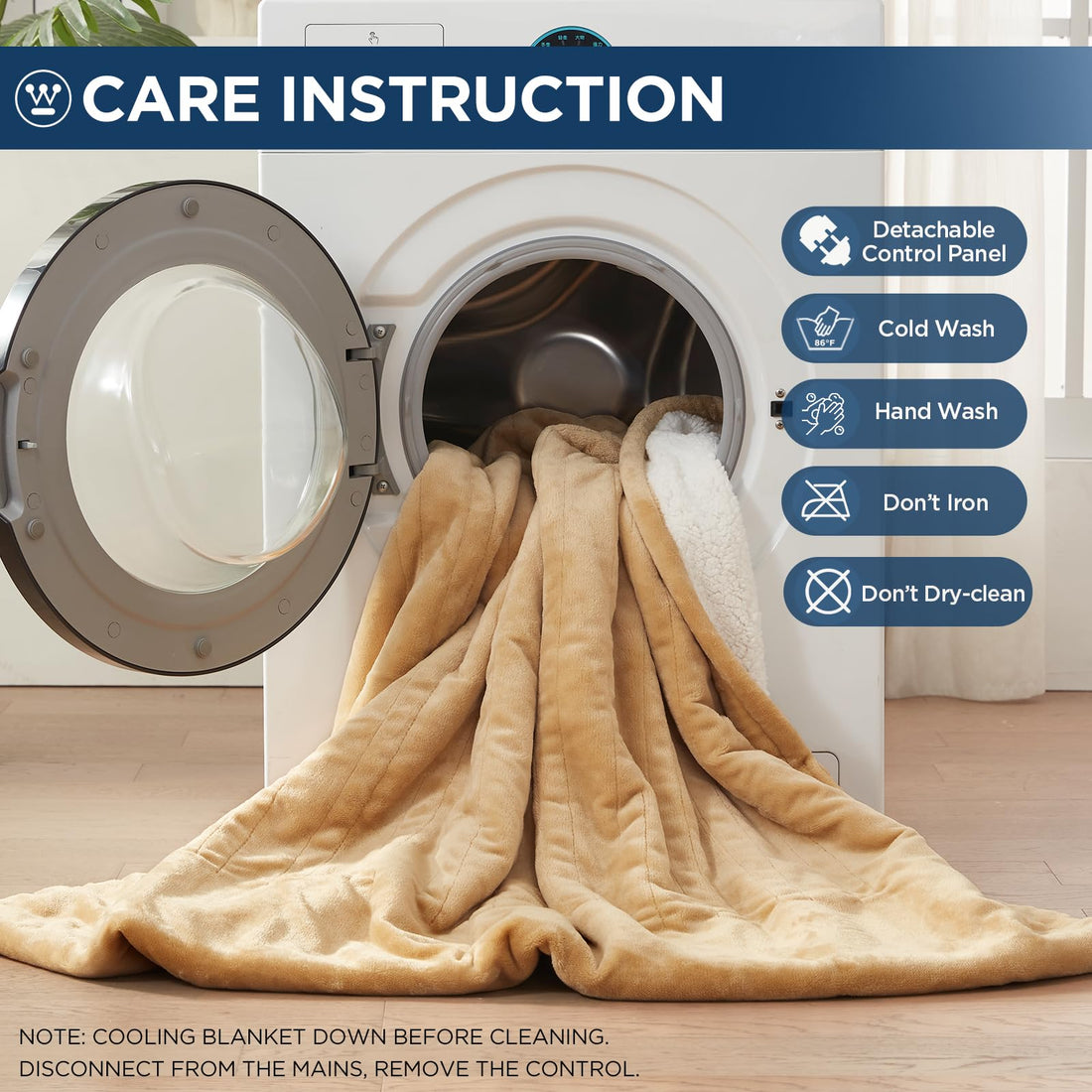 Westinghouse King Electric Blanket – Charcoal