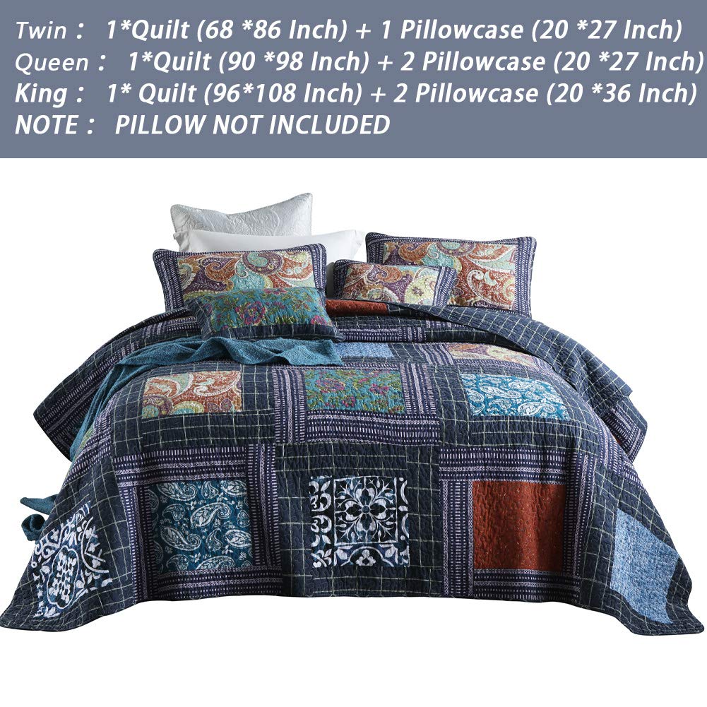 Secgo King Cotton Quilt Set