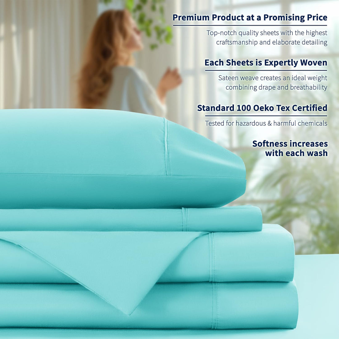 Shilucheng Egyptian Cotton Sheets – Queen
