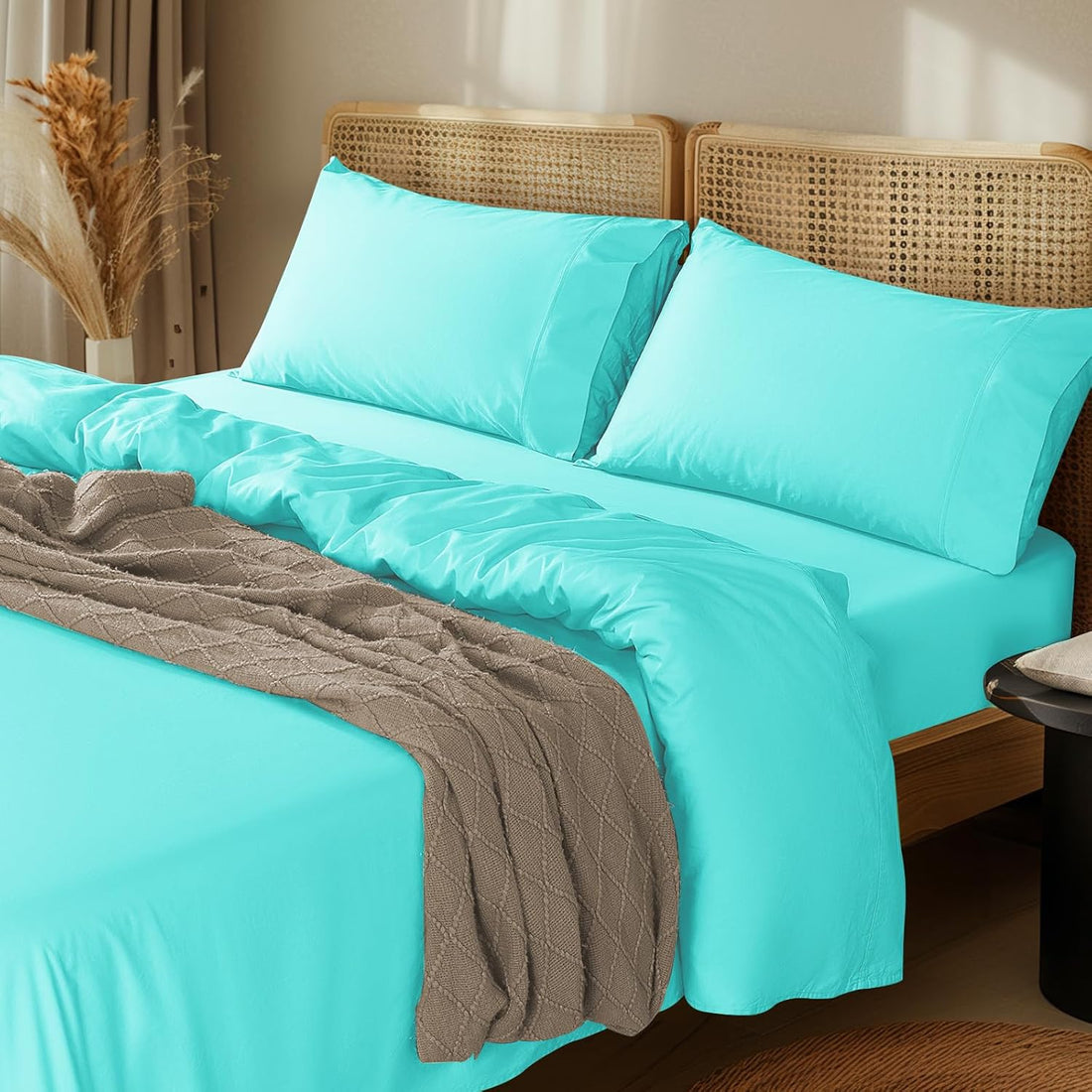 LBRO2M Egyptian Cotton Sheet Set – Queen, White