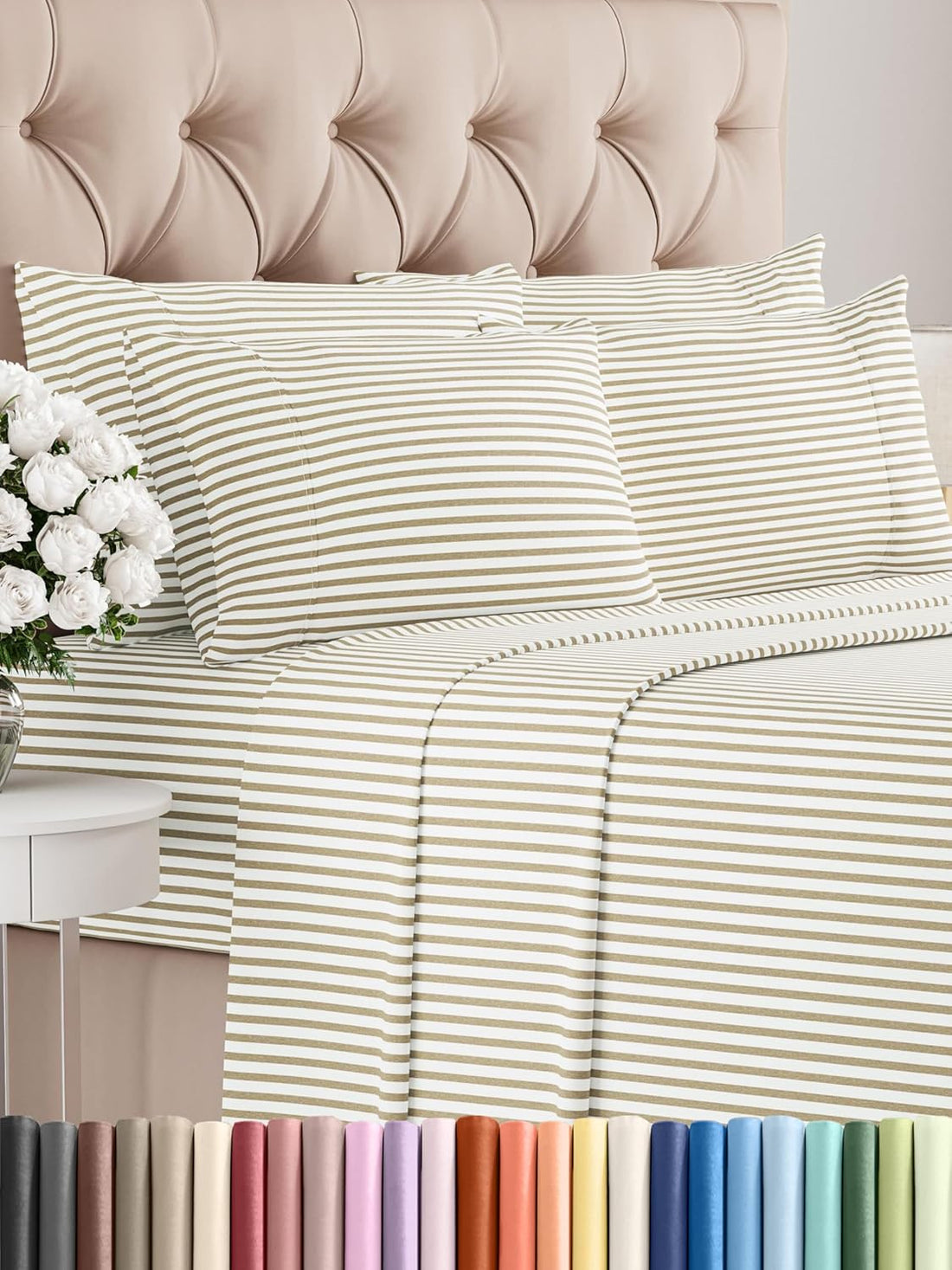 Queen 6PC Ultra Soft Sheet Set – White