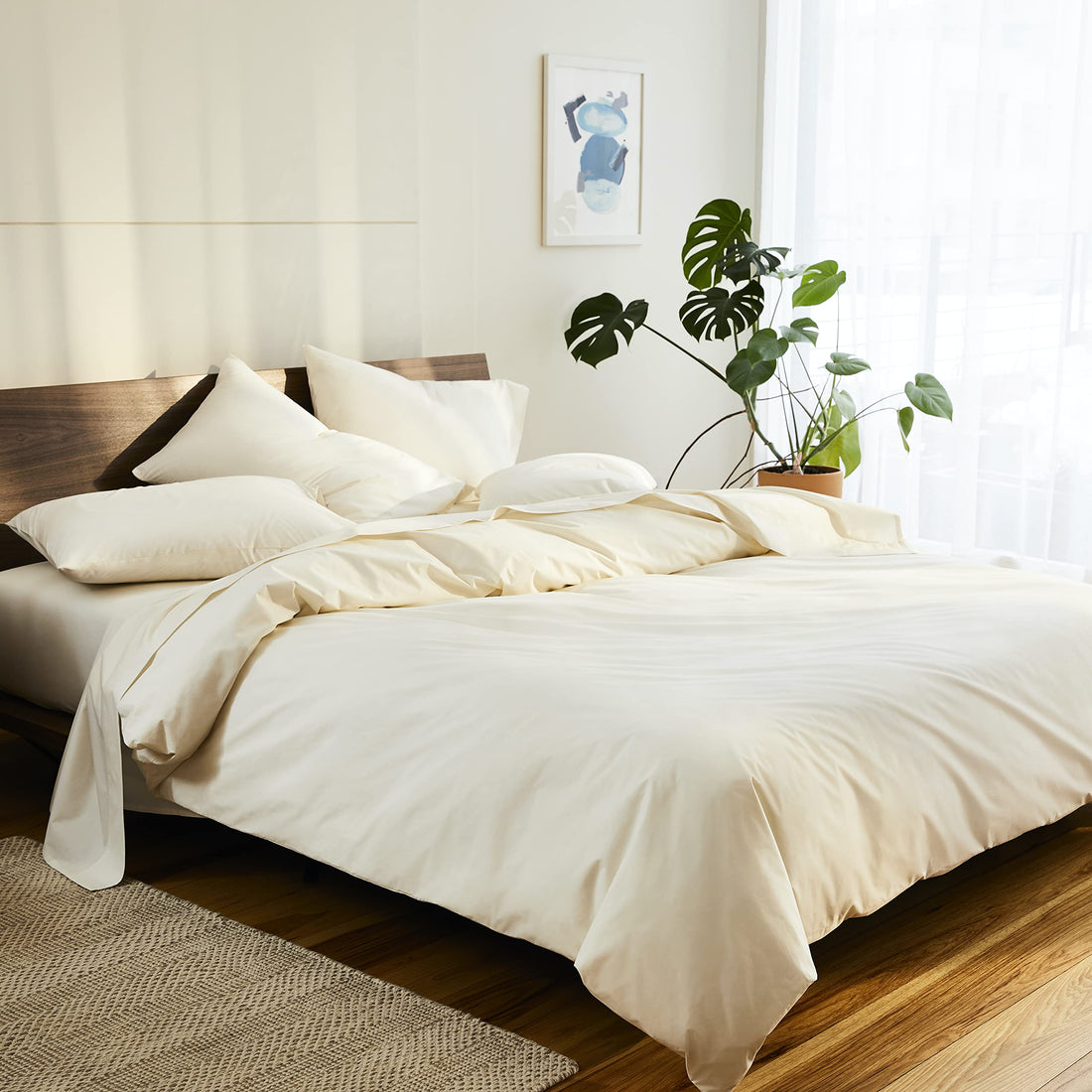 Brooklinen Sateen Sheet Set – Queen, Cream