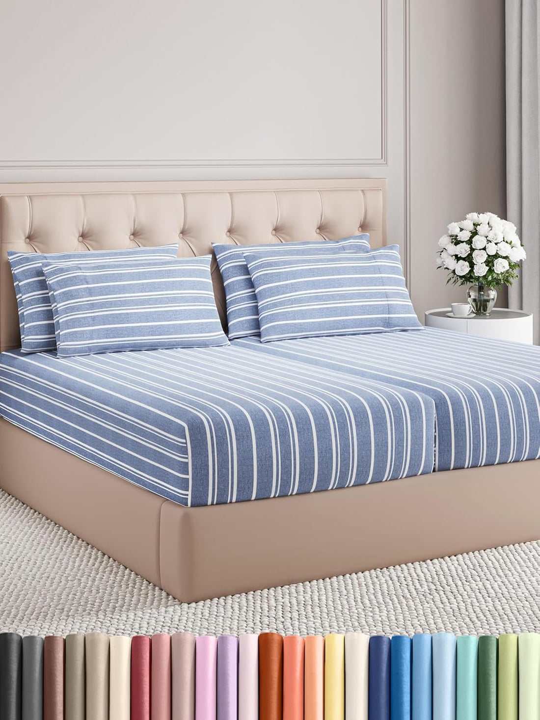 Queen 6PC Ultra Soft Sheet Set – White