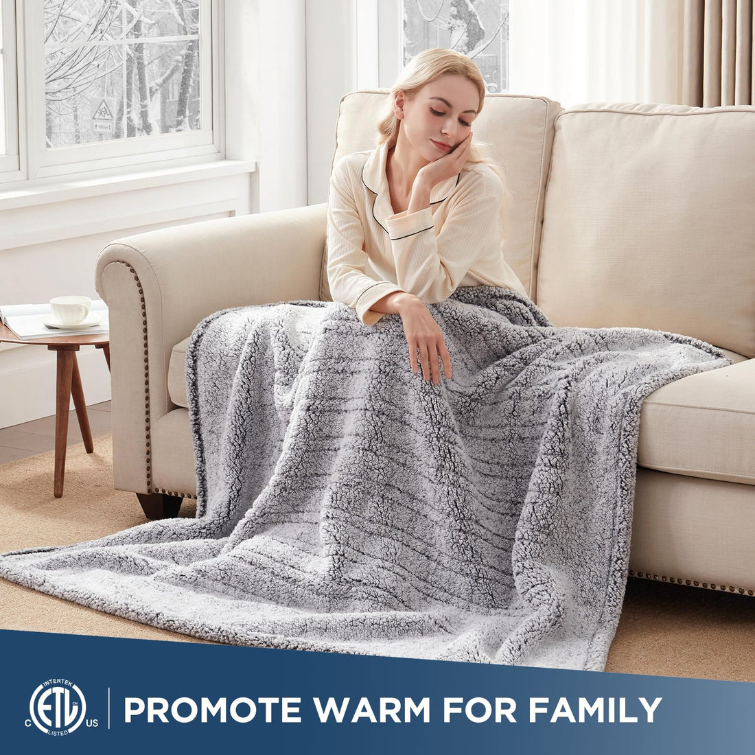 Westinghouse King Electric Blanket – Dark Grey
