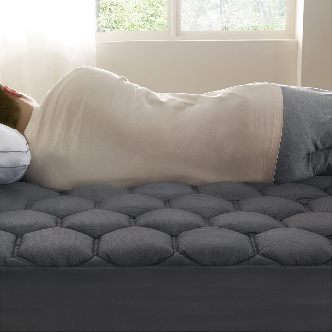 Bedsure Twin XL Mattress Pad – White