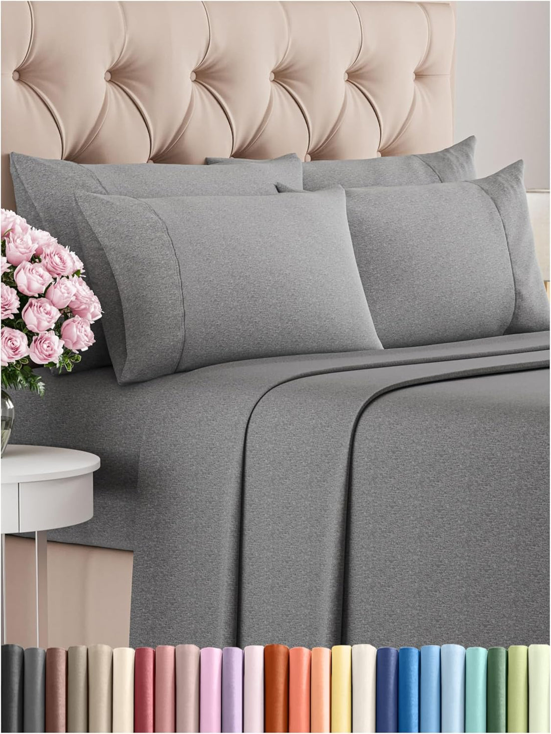 Queen 6PC Ultra Soft Sheet Set – White