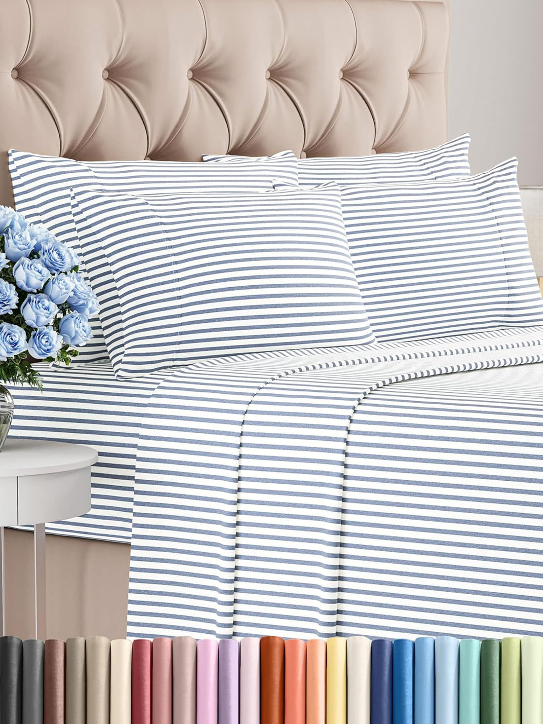 Queen 6PC Ultra Soft Sheet Set – White