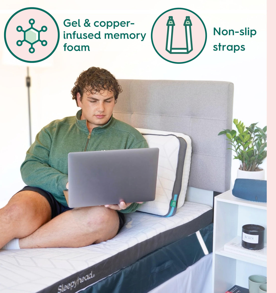 Sleepyhead 3" Memory Foam Topper – Full XL
