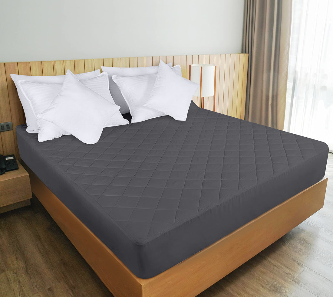 Utopia Quilted Mattress Pad – Queen, White