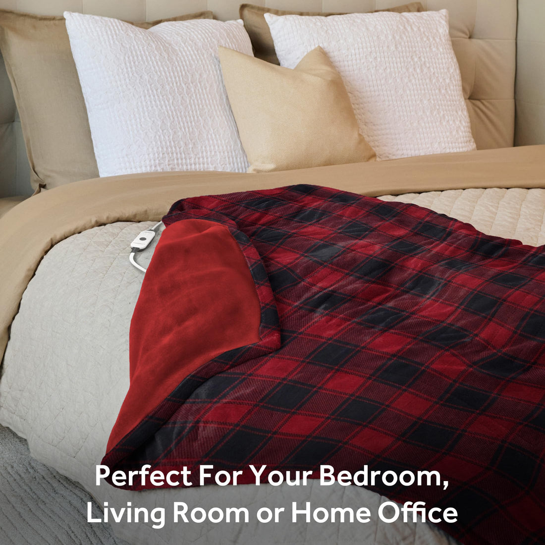 Sunbeam Electric Blanket – Full Mushroom