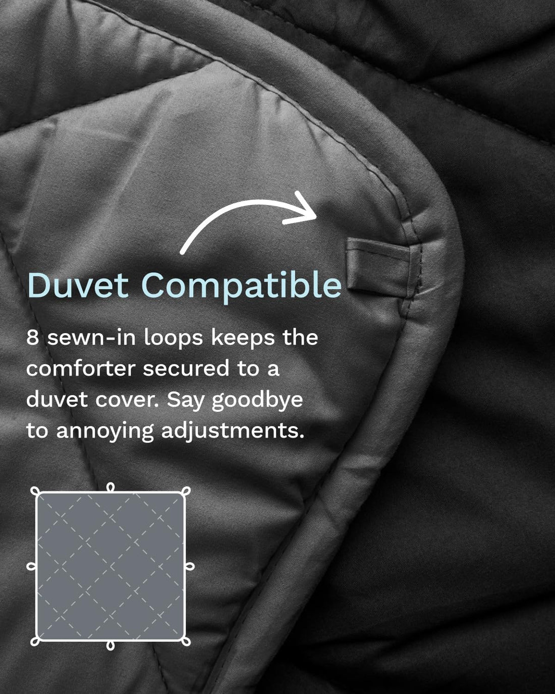 ViscoSoft Microfiber Comforter – Full Gray