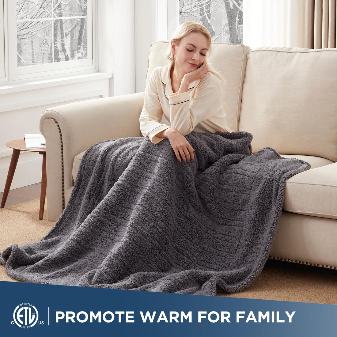 Westinghouse King Electric Blanket – Dark Grey