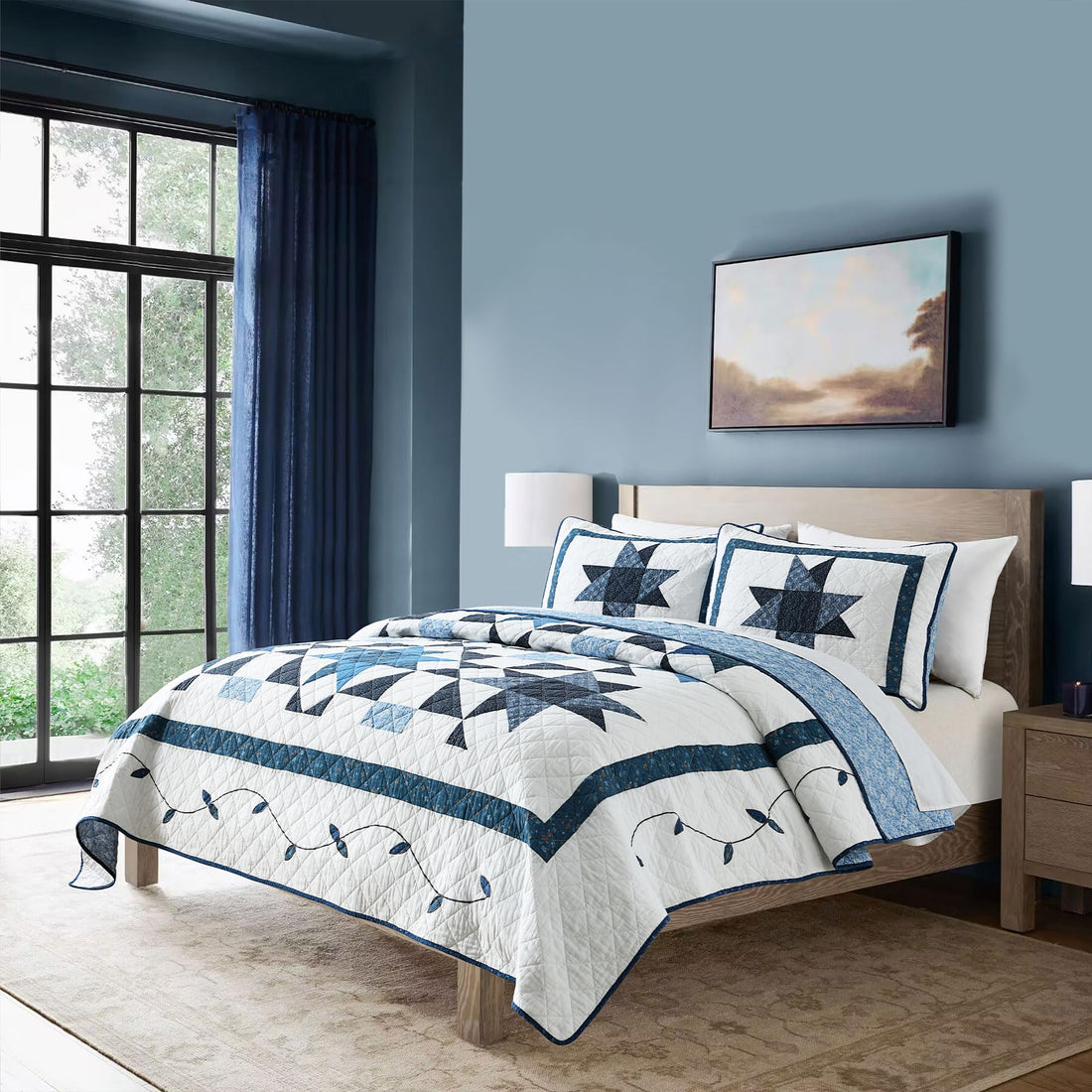 Secgo King Cotton Quilt Set
