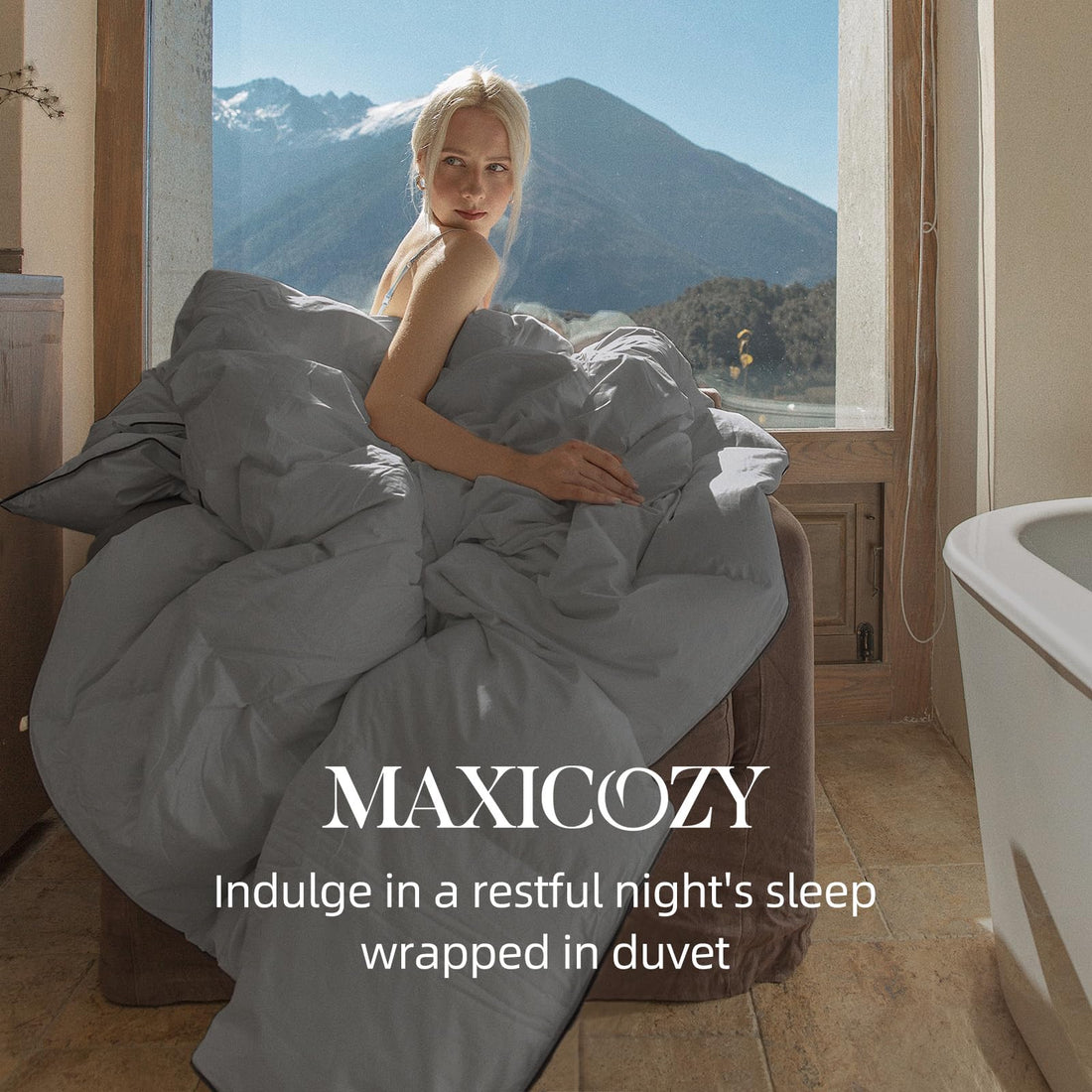 MAXICOZY King Comforter – White