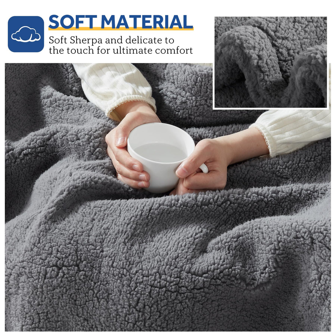 ViscoSoft Microfiber Comforter – Full Gray