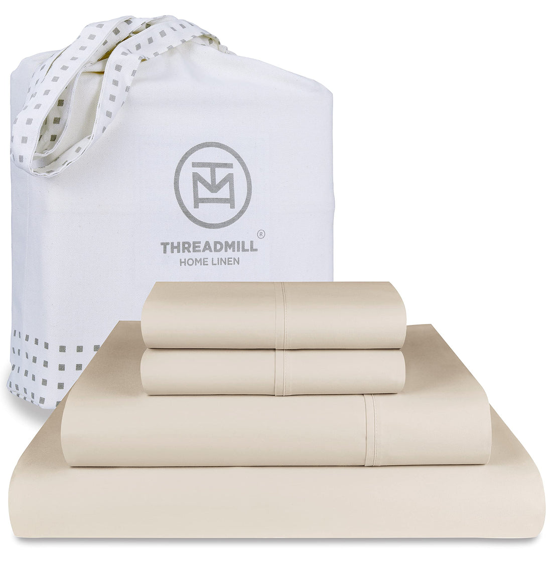 Threadmill Supima Cotton Sheet Set – King, White