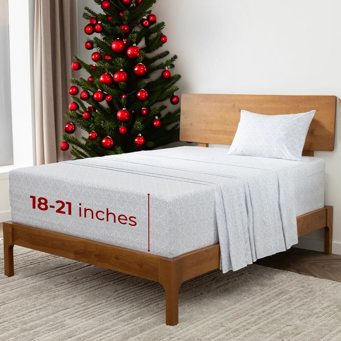 Mellanni Queen Sheet Set – 4PC White