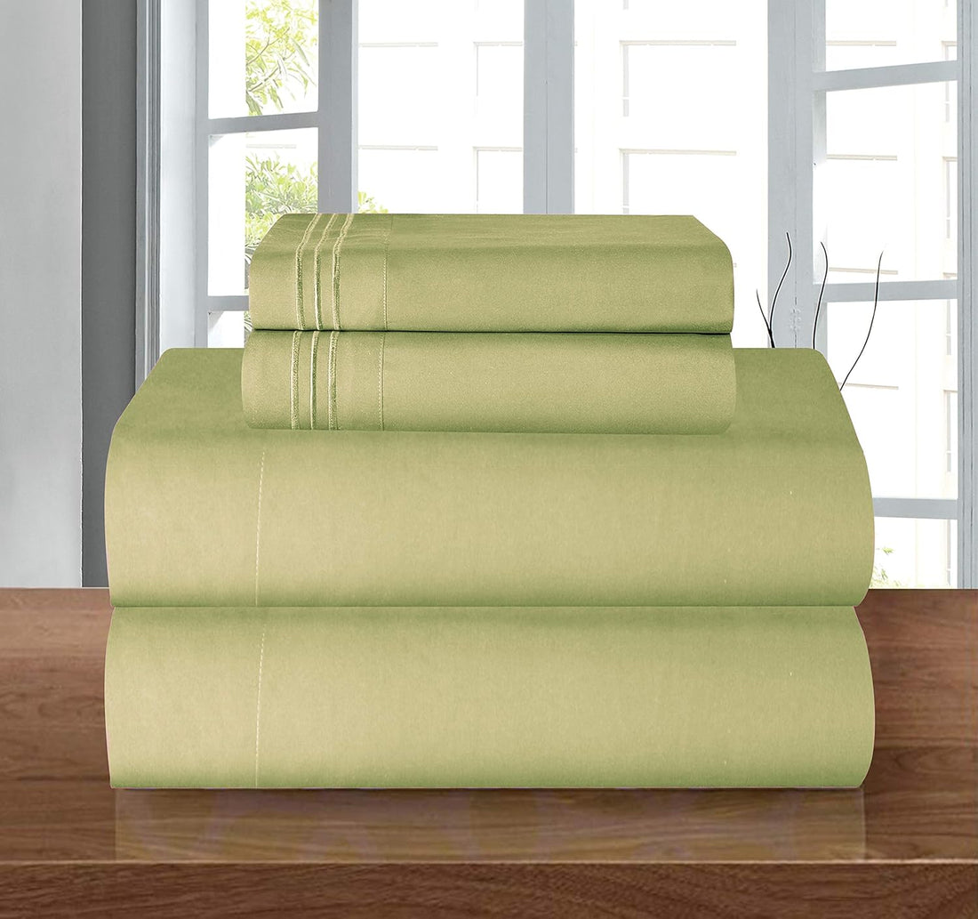 Elegant Comfort Twin Sheet Set – Grey
