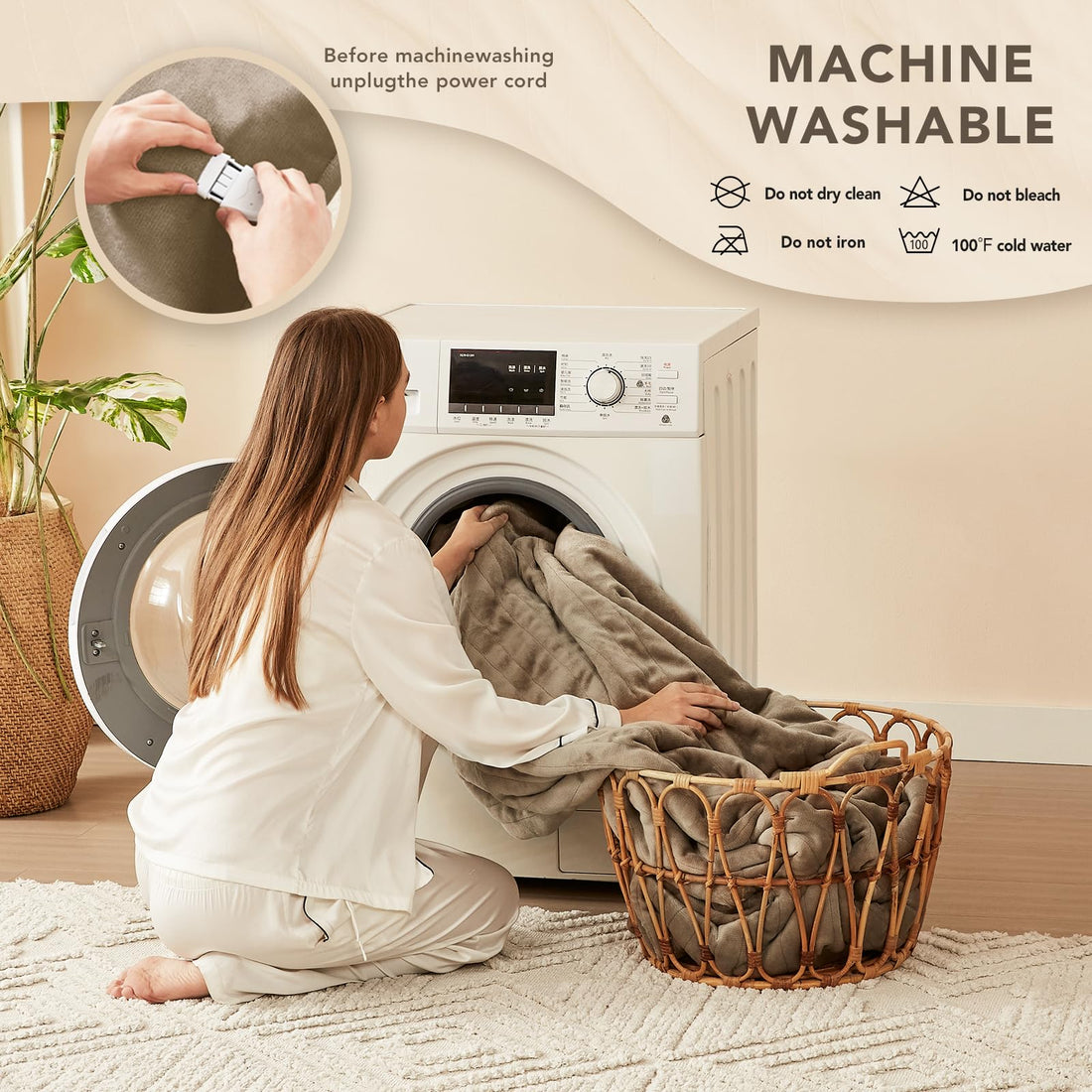Homemate Heated Throw – 50"x60"