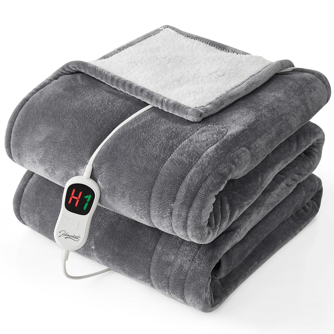 Homemate Twin Electric Blanket – Grey