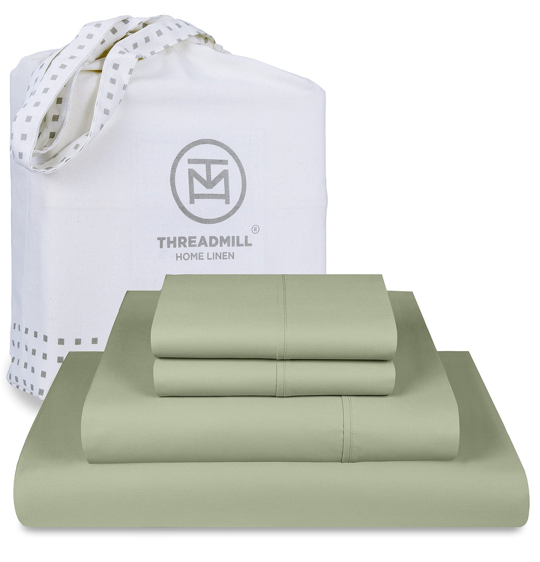 Threadmill Supima Cotton Sheet Set – King, White