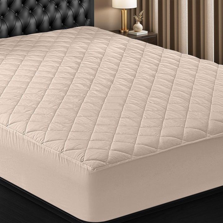 Utopia Quilted Mattress Pad – Queen, White