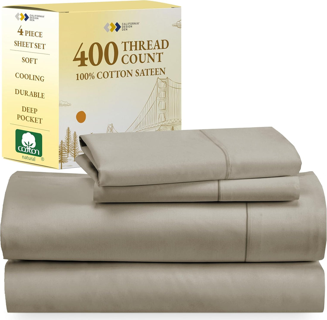 California Design Den Queen Sheets – 400 TC