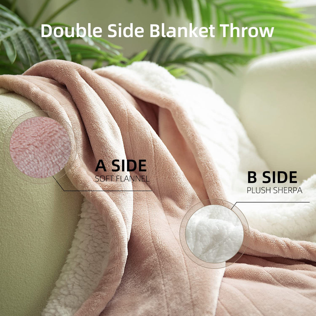 GOTCOZY Electric Heated Throw – Green, 50"x60"