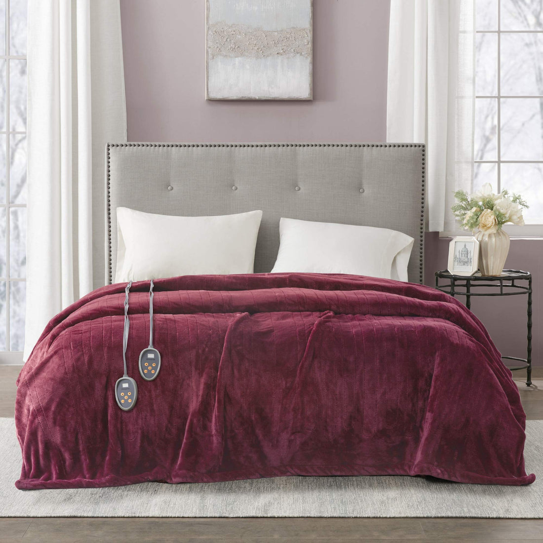 Beautyrest Electric Blanket – Full Grey