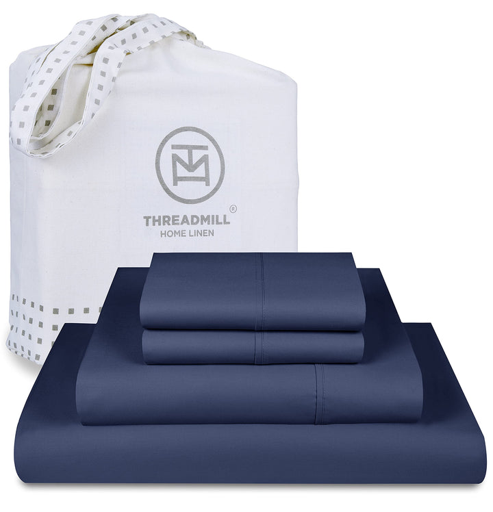 Threadmill Supima Cotton Sheet Set – Queen, White
