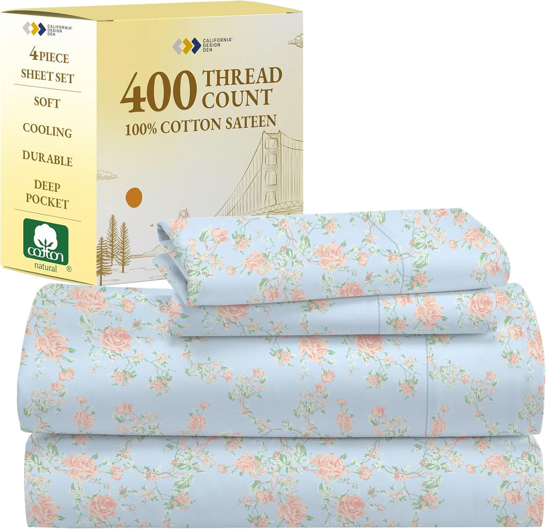 California Design Den Queen Sheets – 400 TC