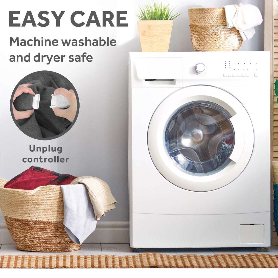 Sunbeam Electric Blanket – Full Mushroom