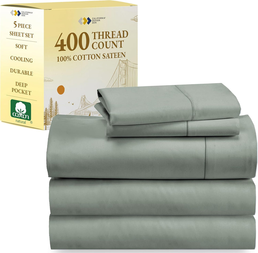 California Design Den Queen Sheets – 400 TC