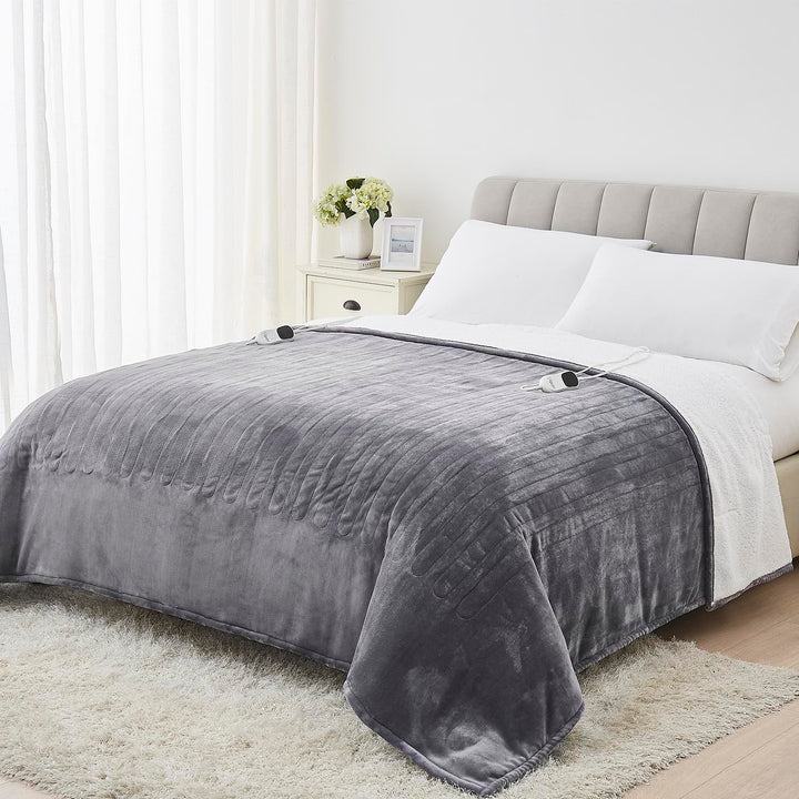Homemate Twin Electric Blanket – Grey